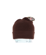 NOS Vintage 90s Streetwear Boys Blank Knit Winter Beanie Hat Cap Brown C... - $459.50 MXN