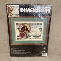 Dimensions Counted Cross-Stitch Kit 3808 The Earth Is Our Mother 14 x 10&quot; Sealed - £24.39 GBP