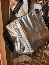 Paco Rabanne Invictus Metallic Silver Dry Backpack Weekend Cross Body Bag - £20.78 GBP