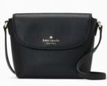 New Kate Spade Emmie Flap Crossbody Leather Black with Dust bag - $104.45