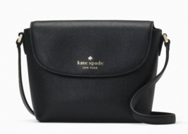 New Kate Spade Emmie Flap Crossbody Leather Black with Dust bag - $92.91