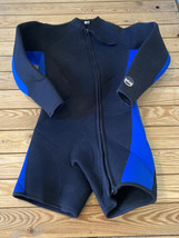 O’Neill Women’s Long sleeve Knee length 7mm  Wet Suit size XL Black blue Sf8 - £37.36 GBP