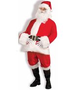 FORUM DELUXE SANTA CLAUS SANTA SUIT COMPLETE CHRISTMAS COSTUME 65449 STD - $1,615.62 MXN