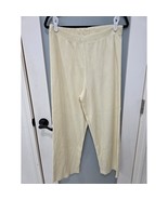 Soft Surroundings Cream Pajama Pants Women’s M Textured Lounge Pants Cozy - $407.90 MXN