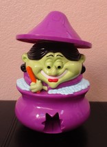 Witch Halloween Candy Dispenser Push Down On Head - £16.61 GBP