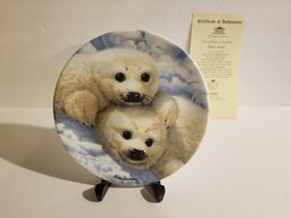 Royal Grafton - Collector Plate - Baby Seals by Mike Jackson H7650 (Bradex 26-C6 - £11.85 GBP