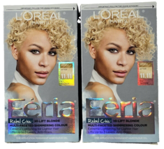 2 Pack L&#39;oreal Paris Feria Rebek Chic High Lift 11.11 Icy Blonde Permanent Hair - £23.97 GBP