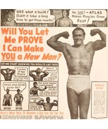 1947 Charles Atlas Bodybuilding Dynamic Tension Advertisement Fitness Mu... - $24.99