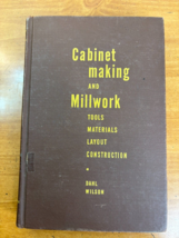 1968 Cabinet Making Millwork Tools Material Layout Construction Dahl Wilson - HC - £17.32 GBP