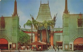 Vintage Postcard Grauman&#39;s Chinese Theatre, Hollywood California - £9.67 GBP