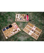 Set of toddler busy boards of wooden color + gift, activity sensory wall... - $600.00