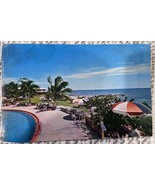 Coral Harbour Hotel Nassau Bahamas Beach Umbrella Postcard 1960s - £4.48 GBP