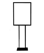 Only Hangers Bulletin Sign Holder Poster Sign Floor Sidewalk Stand 22 x 28 - €38,37 EUR