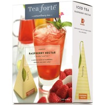 Tea Forte Raspberry Nectar Iced Tea - Herbal Tea - 8 x 5 Infusers - $117.35