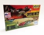 HAWK Supermarine Spitfire MK 22 &amp; Messerschmitt BF 109G 1:72 Scale Model... - $16.88