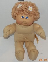 1985 Coleco Cabbage Patch Kids Plush Toy Doll Blonde Hair CPK Xavier Roberts OAA - £38.31 GBP