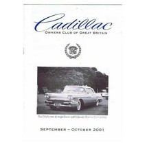 Cadillac Owners Club of GB Newsletter Magazine September/October 2001 mbox2814 - £3.84 GBP