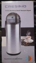 Cresimo 74.4 Oz 2.2L Airpot Thermal Coffee Carafe Server Insulated Flask - £38.72 GBP
