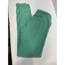 LuLaRoe OS Leggings One Size Solid Green Skinny Leg High Rise Gym Traini... - $408.81 MXN