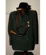 VINTAGE Kaiser Era German FORESTER TUNIC &amp; BIg Hunting Horn &amp; JAEGER HUT... - $1,763.78 CAD