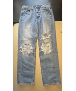 American Eagle Jeans 90’s Boyfriend Distressed Women’s 6 Long Blue **READ** - $445.68 MXN