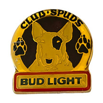 Bud Light Club Spuds Dogs Budweiser Beer Lapel Pin Pinback - £9.23 GBP