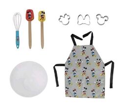 Disney Kids' Baking Set ~ MICKEY MOUSE ~ MINNIE MOUSE~ Apron ~ Bowl ~ Ut... - $60.00