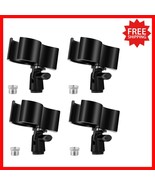 Versatile Microphone Clip Set - Adjustable Hold for 1.26&quot; to 2.3&quot; Diamet... - $59.88 CAD
