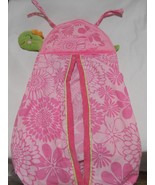 Hanging Carter&#39;s pink New Diaper Stacker Holder Turtle design soft plush  - $285.72 MXN