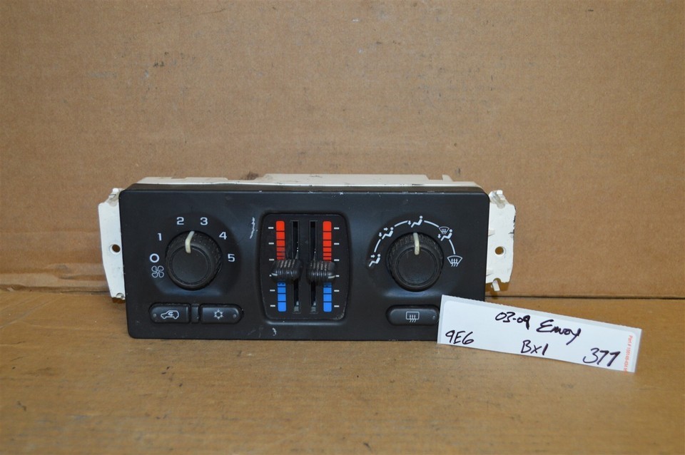 2003-09 GMC Envoy AC Temperature Climate 25945046 Control 377-9E6 Bx 1 - $29.39