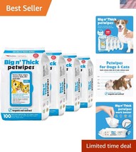 Extra-Large Dog Wipes with Organic Oat Extract – 400 Gentle Grooming Wipes - $57.00