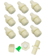 Utysty 10 Pack Bulkhead Water Tank Drain Valve Stopper with Cap M10 3/8 ... - £9.38 GBP