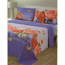 Floral Sheets Set 4 Piece Set   Deep Pocket Bed Sheets Multicolor Queen &amp; King S - £28.42 GBP+