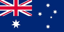 x2 Australia Flag Window Stickers 12x6cm car vehicle oz national Aussie van - £4.44 GBP