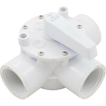 Champlain Plastics AFT100T Diverter Valve, Olympic, 1-1/2&quot;fpt, 3-Way, White - £34.11 GBP