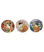 Set of 3 Vintage Japanese Magnets - 2Y32 - $996.71 MXN