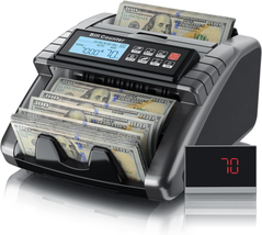 Money Counter Machine with Value Counting，Support Dollar and Euro - £118.67 GBP