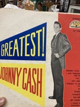 Johnny Cash: Greatest! LP Vinyl Sun Records 1959 Mono Rockabilly Country... - $29.49