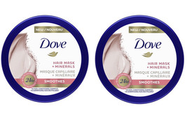 2 Pack Dove Hair Mask + Minerals Smoothes + Pink Clay 24H Frizz Protection 4 oz - £11.86 GBP