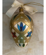 Waterford Holiday Heirlooms Lismore Holiday Egg Ornament Limited Issue 2001 - £43.45 GBP
