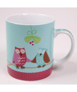 HAPPY HOOTIN HOLIDAYS CHRISTMAS Coffee Mug Brother Sister Design Studio ... - £8.47 GBP