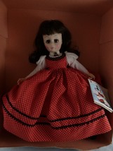 Madame Alexander Little Women Jo Doll in Original Box 12&quot; Red Dress Vintage - £40.70 GBP