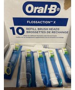 Oral-B - Floss Action  X (10) Electric NO BOX Toothbrush Replacement Heads - $379.52 MXN