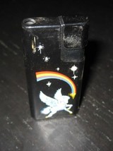 Vintage Mercy Fantasy Theme Unicorn Rainbow Torch Gas Butane Lighter - £11.98 GBP