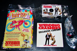 2005 WEDDING CRASHERS SET Promo DVD ROM, 35MM Camera, Balloons, Key Chai... - $15.99
