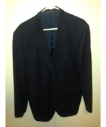 Loro Piana Jacket Blazer Dark navy Blue Wool 44R Super 130s Wool - £30.36 GBP