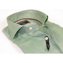 Men's Shirt Charles TYRWHITT Turkey 100% Cotton French Cuffs CHT-4 Green image 2