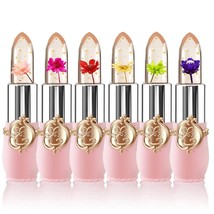6 Pcs/Set Flower Jelly long lasting Lipstick  - £33.25 GBP