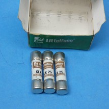 Bussmann KTK-25 Fast-acting Fuse Class 13/32&quot; x 1 1/2&quot; 25 Amps 600 VAC Lot Qty 3 - £13.91 GBP