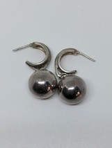 Vintage Sterling Silver 925 Southwestern Ball Dangle Earrings - £19.65 GBP